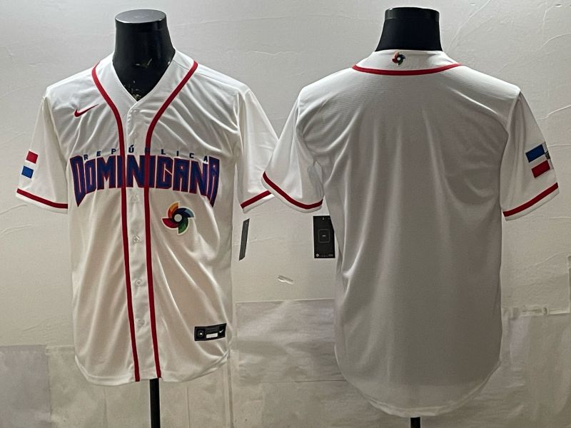 Men 2026 World Cub Blank White Game Nike MLB Jersey style 002->more jerseys->MLB Jersey
